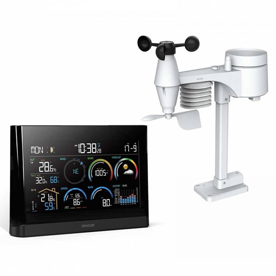 Monitorizeaza conditiile meteorologice exterioare cu precizie si fiabilitate.