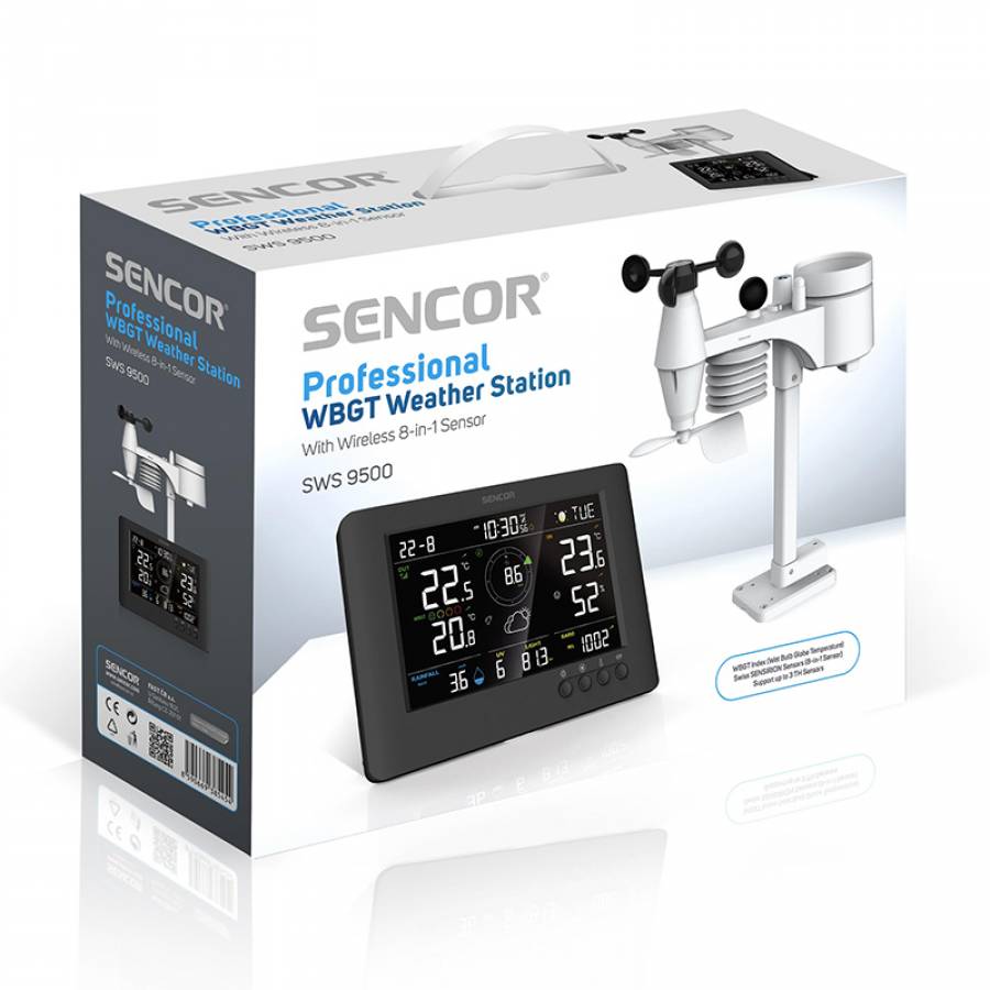 Senzor meteorologic wireless, perfect pentru monitorizarea conditiilor meteo actuale.