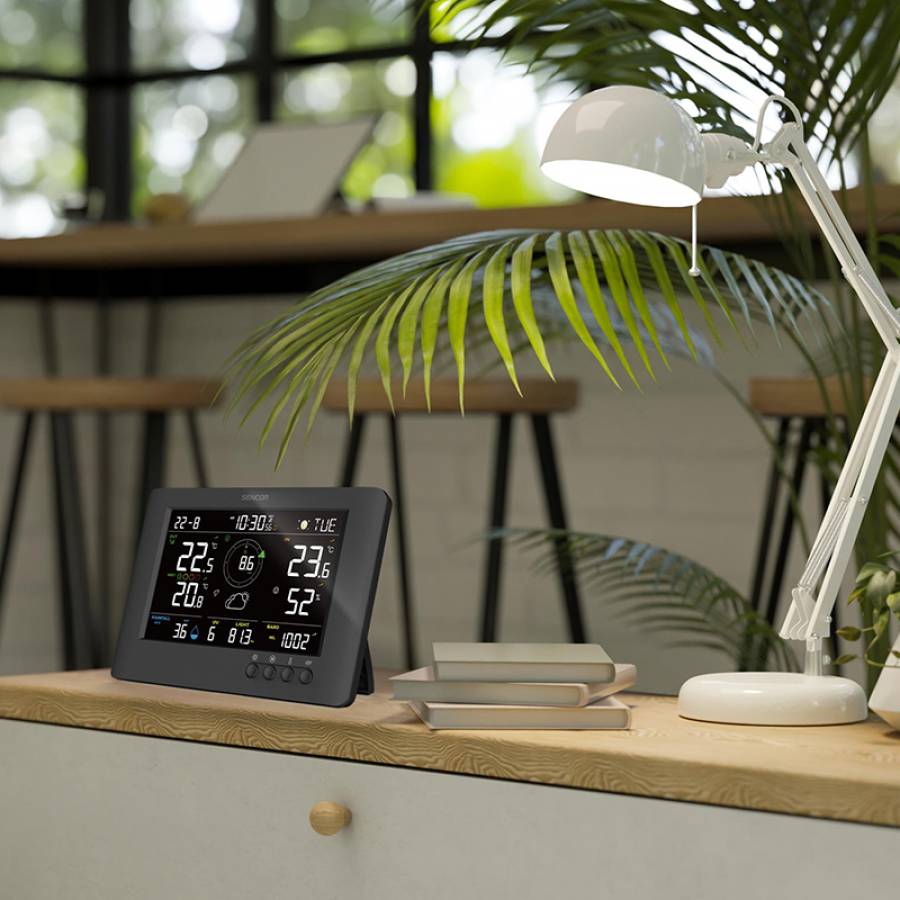 Senzor meteorologic wireless, perfect pentru monitorizarea conditiilor meteo actuale.