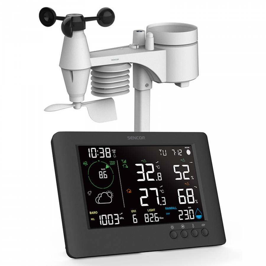 Monitorizare meteo avansata si conectivitate WiFi pentru starea vremii.