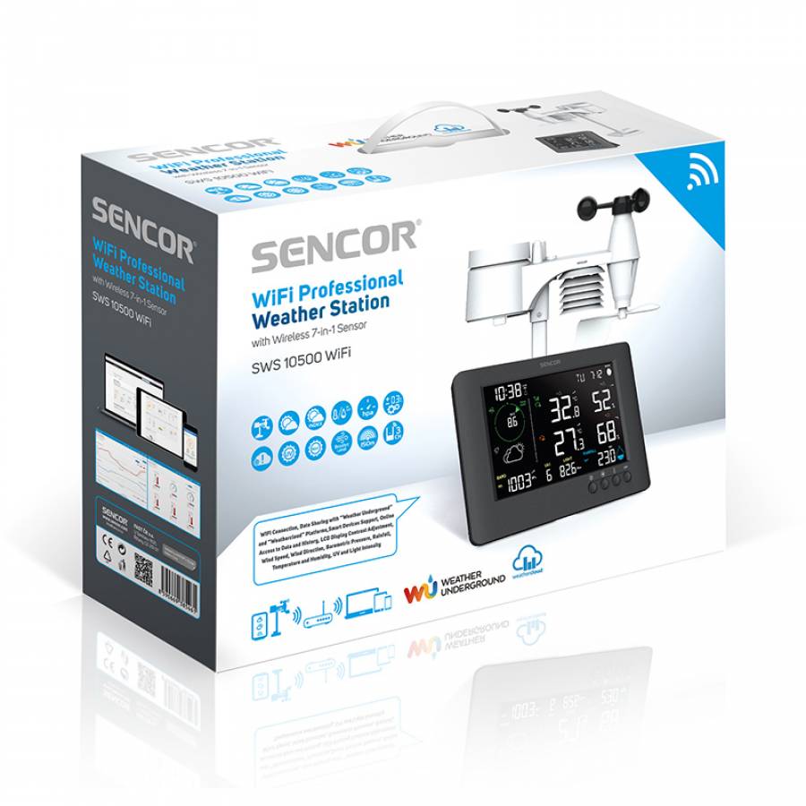 Monitorizare meteo avansata si conectivitate WiFi pentru starea vremii.