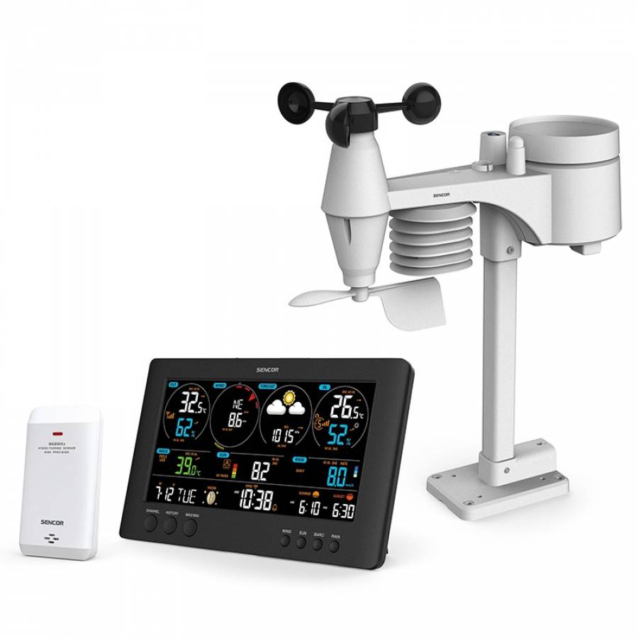 Statie Meteo Profesionala WiFi Sws 12500 Senc - Performanta, conectivitate, functionalitati complete.