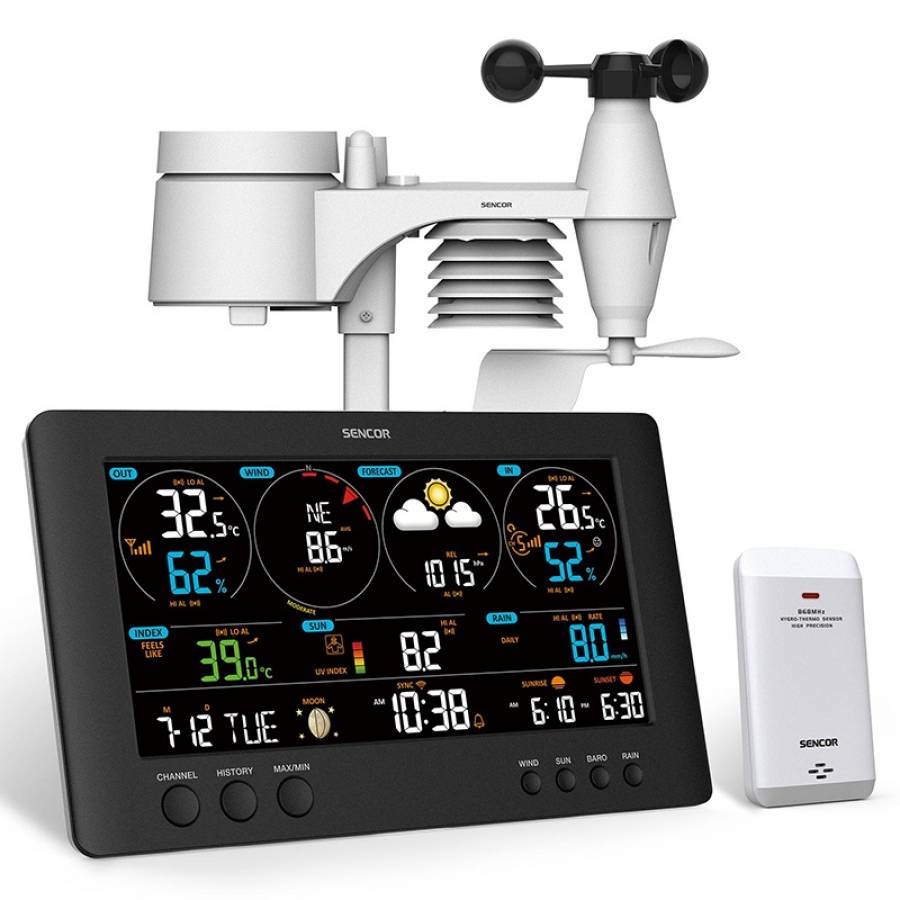 Statie Meteo Profesionala WiFi Sws 12500 Senc - Performanta, conectivitate, functionalitati complete.