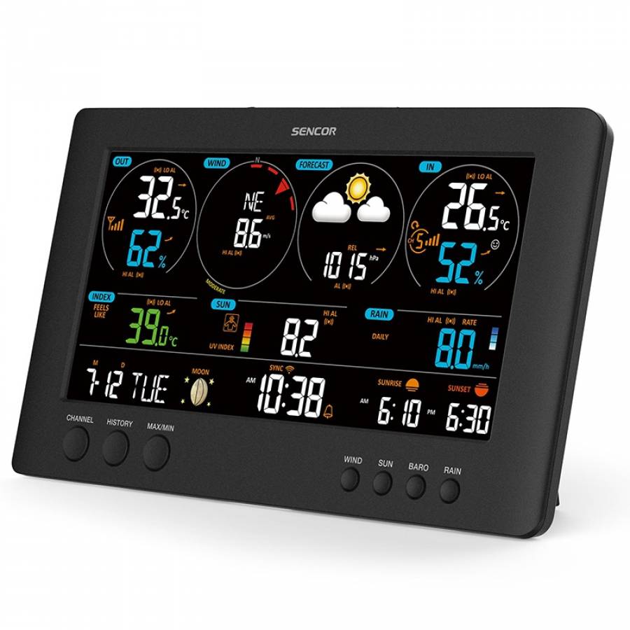 Statie Meteo Profesionala WiFi Sws 12500 Senc - Performanta, conectivitate, functionalitati complete.