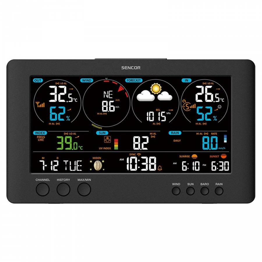 Statie Meteo Profesionala WiFi Sws 12500 Senc - Performanta, conectivitate, functionalitati complete.