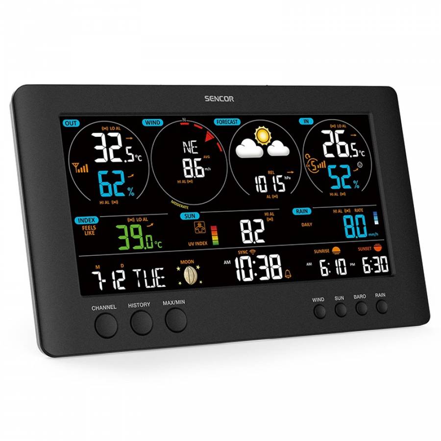 Statie Meteo Profesionala WiFi Sws 12500 Senc - Performanta, conectivitate, functionalitati complete.