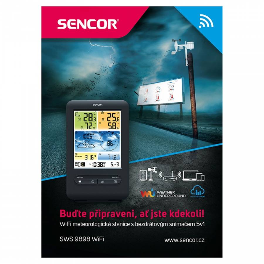Monitorare Meteo Profesionala Vreme 9898 WiFi Senc