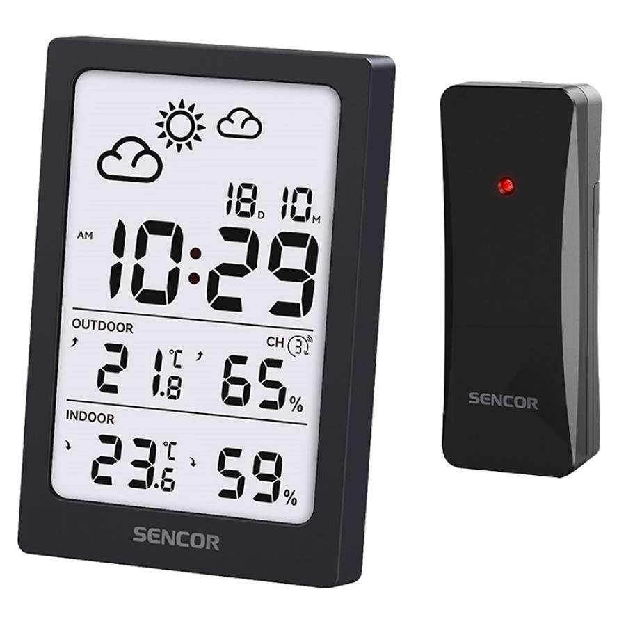 Statie Meteo Fara Fir Sencor, 2300 B, Wireless