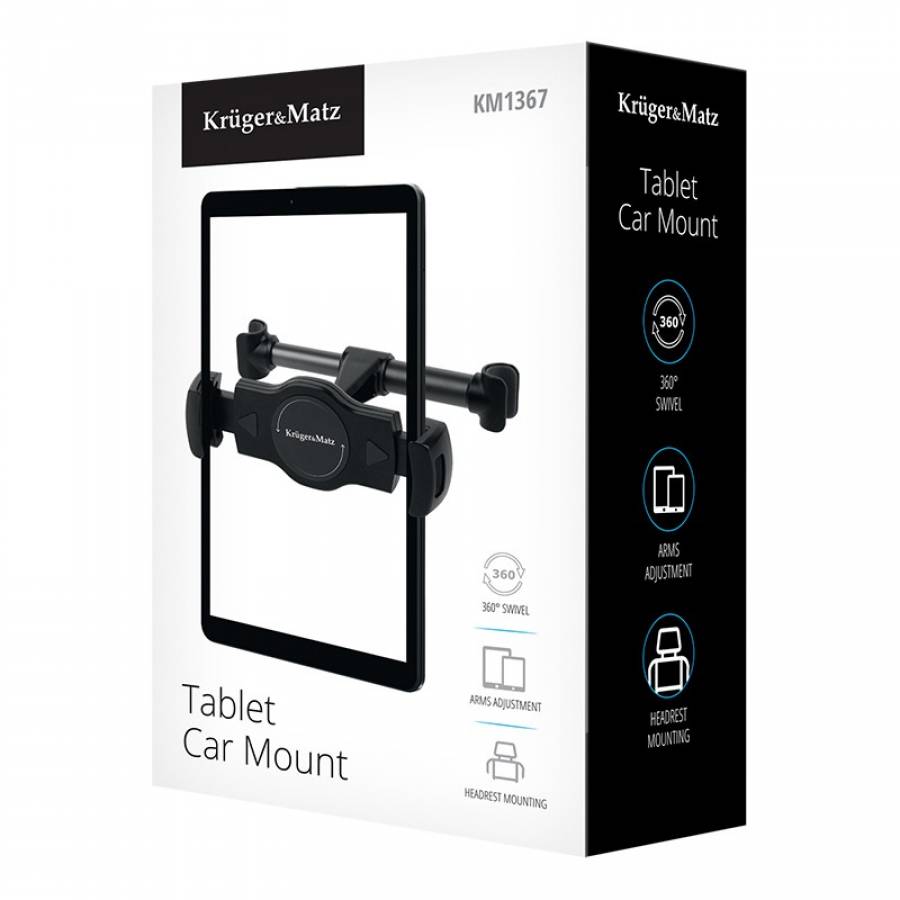 Suport Auto Tableta Kruger&matz Reglabil Fixare Tetiera