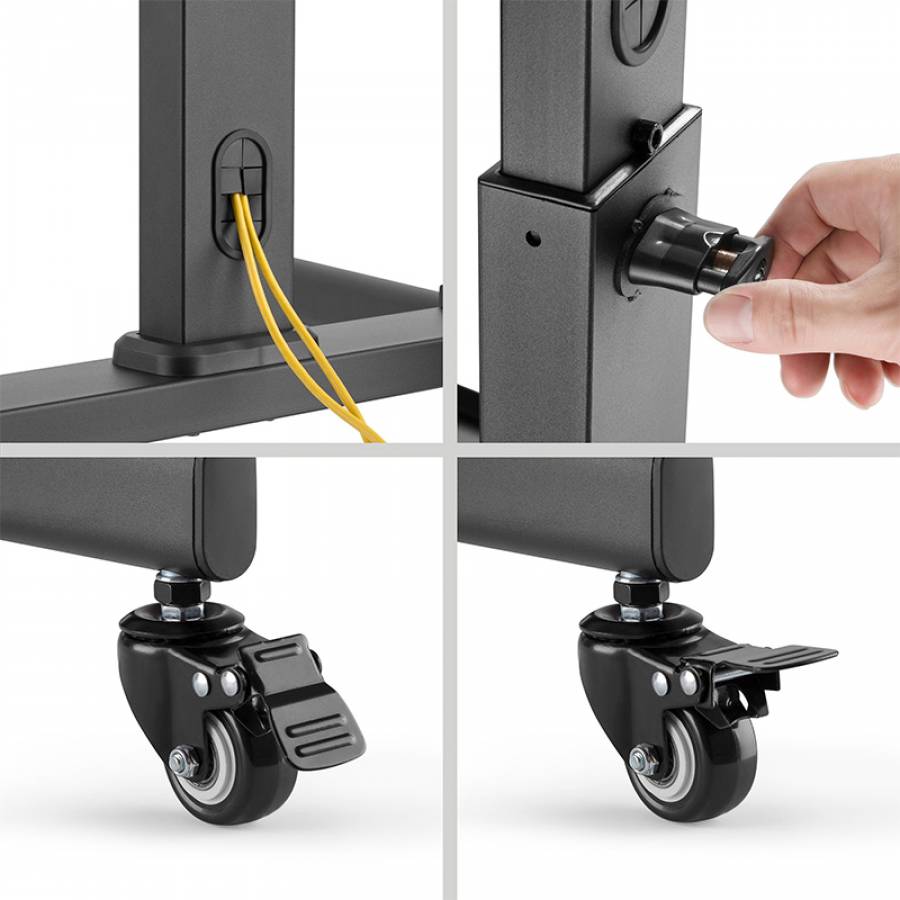 Stand TV Mobila 32-55 Inch 35kg Cabletech Reglabil gestionare