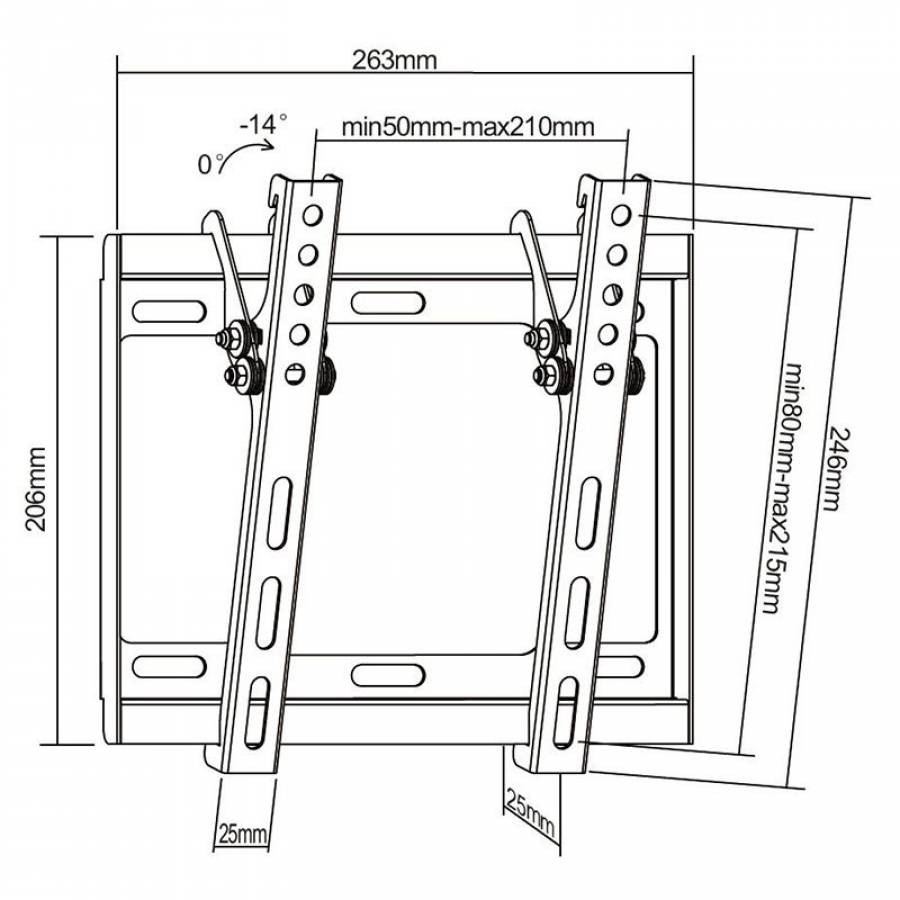 Suport LED TV Universal, 13-42