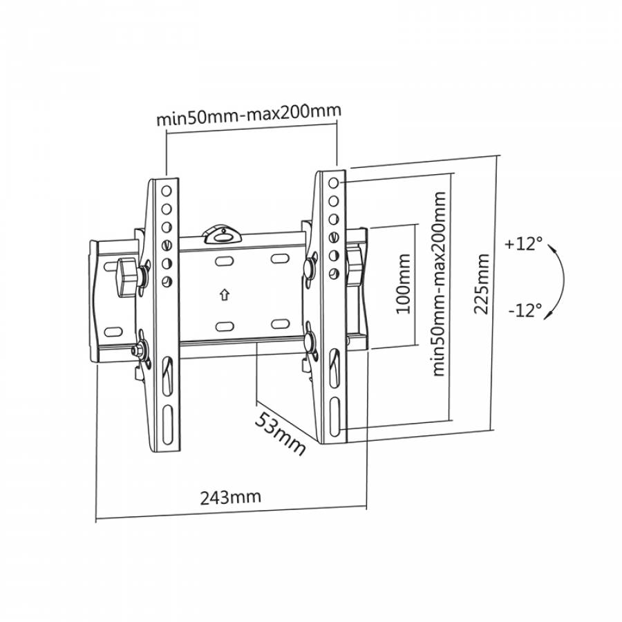 Suport TV LED Universal 23-42 Inch, 30 kg, VESA