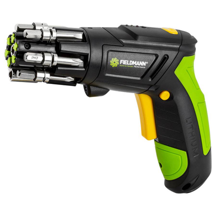 Set Surubelnita Electrica Verde-Negru Li-Ion 6 Biti