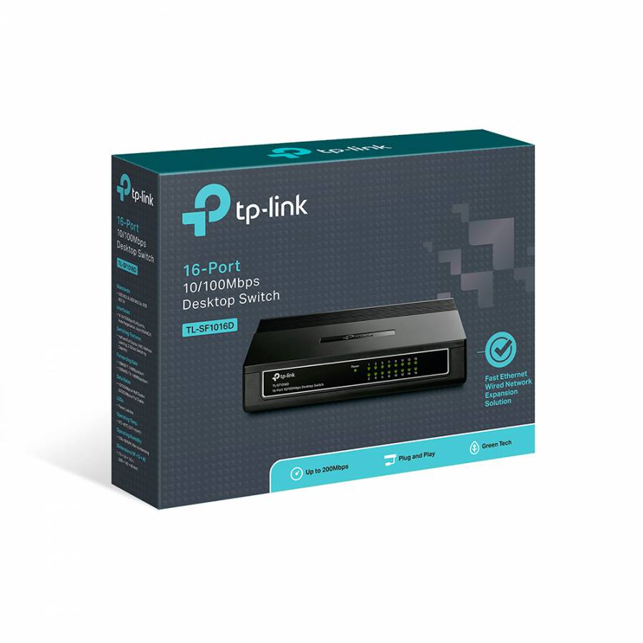 Switch TP-Link 16 Porturi TL-SF1016D 10/100Mb
