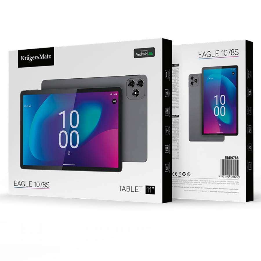 Tableta Performanta 4G 8GB 256GB Android 15 Kruger&matz