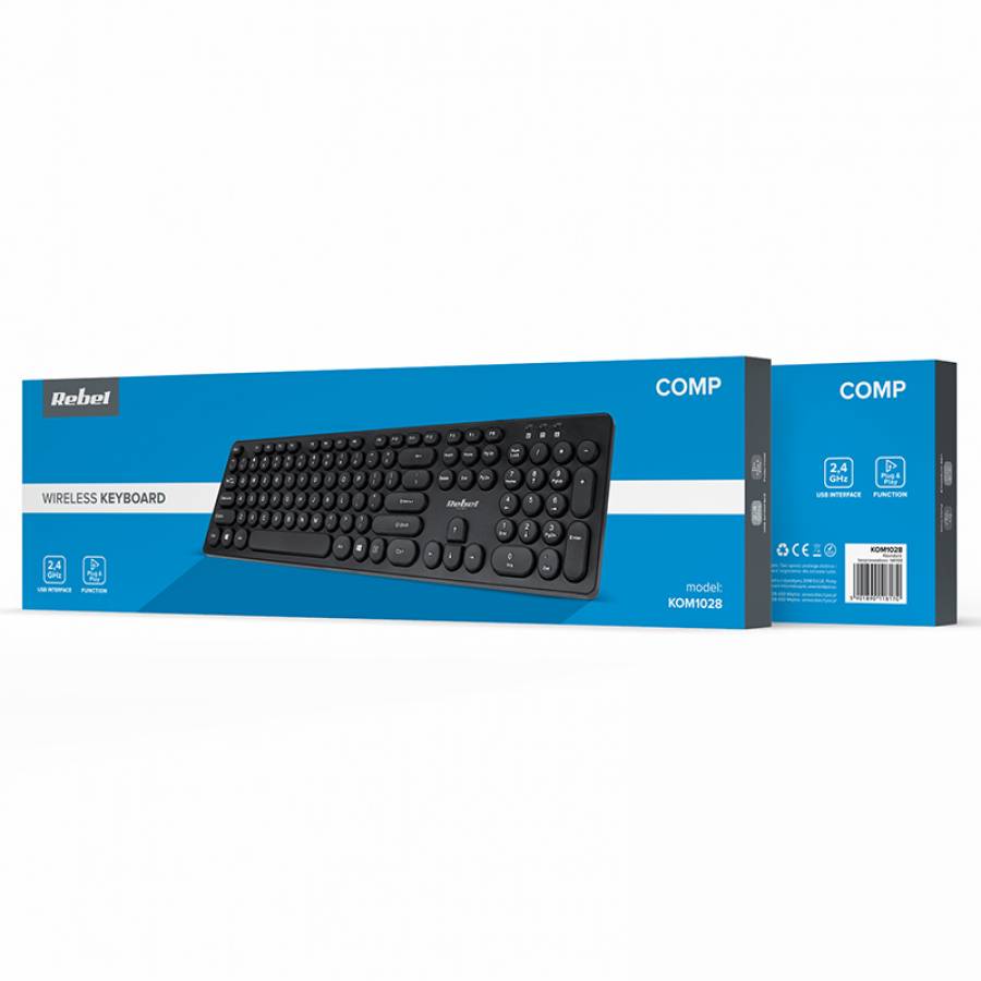 Tastatura fara fir Wk100 Rebel pentru o libertate totala.