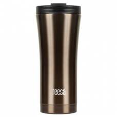 Termos Cafea 500ml Teesa, Otel Inoxidabil, Maro/Negru