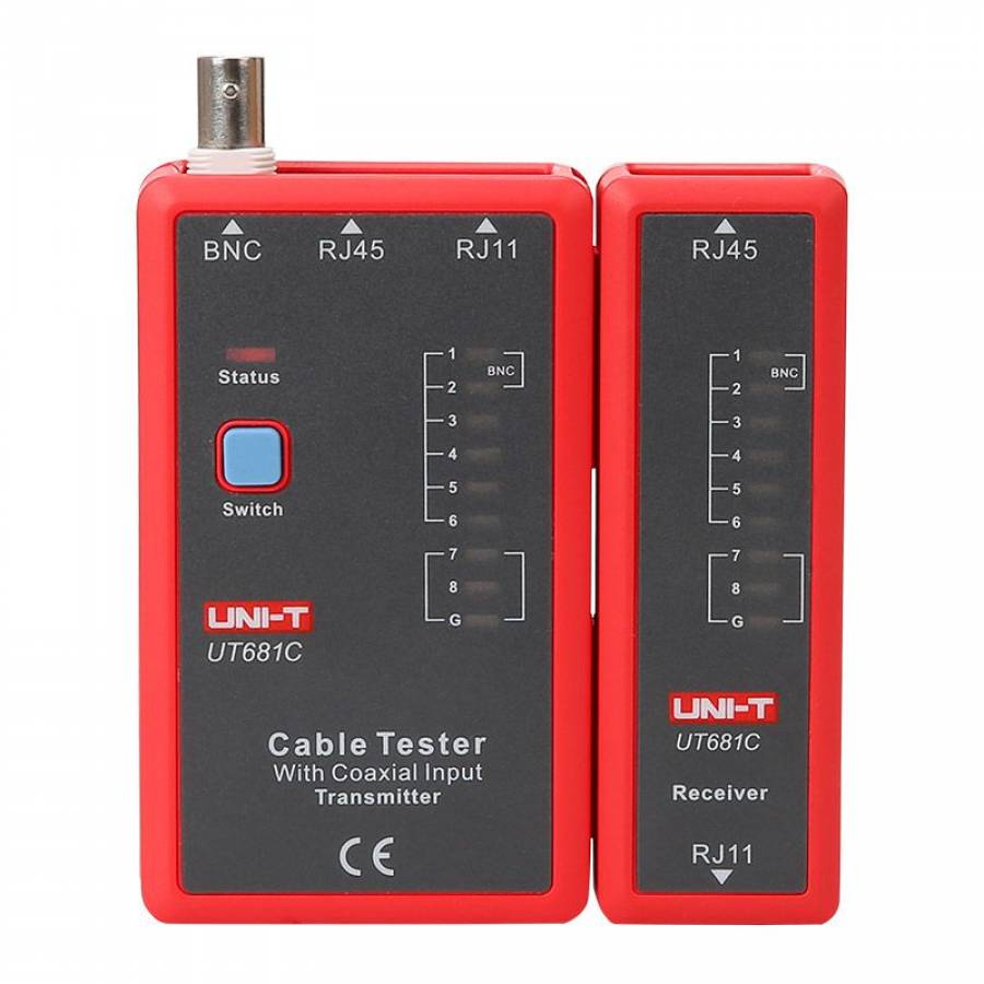 Tester cabluri Ethernet, telefon, BNC, HDMI