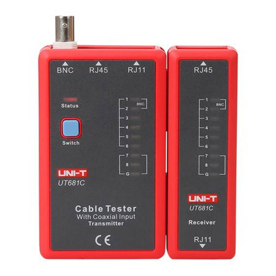 Tester cabluri Ethernet, telefon, BNC, HDMI