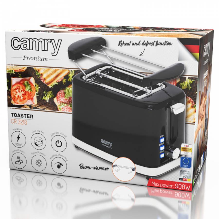 Toaster 6 Niveluri De Rumenire 900w Cr 3218 Camry