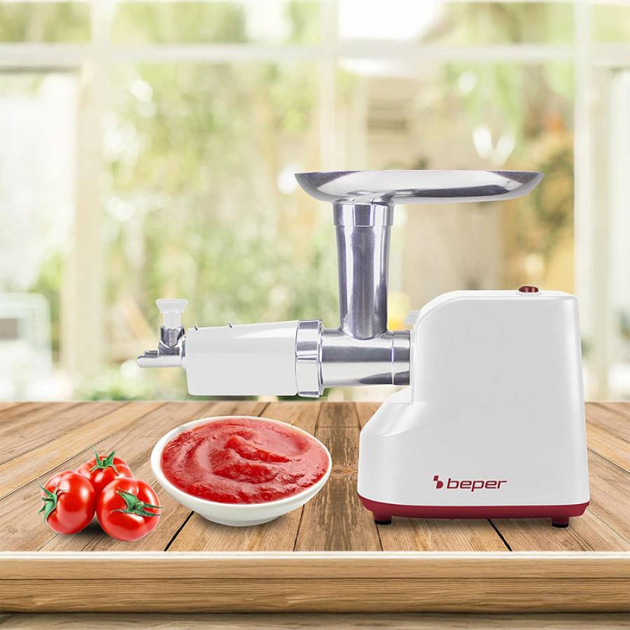 Tocator Electromagnetic pentru Carne cu Stoarcător de Sucuri Beper