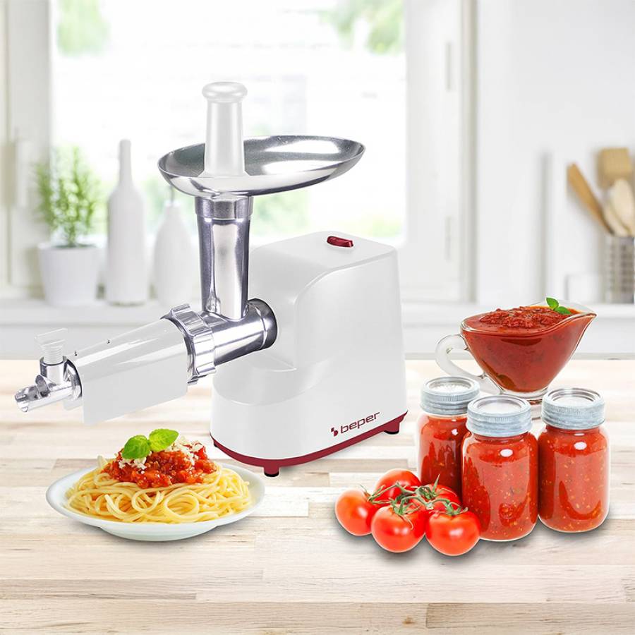 Tocator Electromagnetic pentru Carne cu Stoarcător de Sucuri Beper