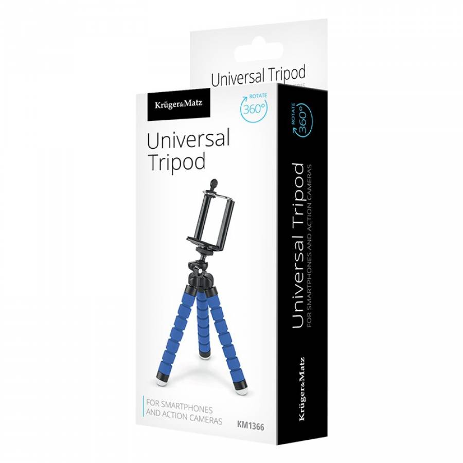 Trepied Compact Albastru Telefon Camera