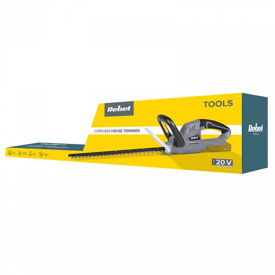 Masina pentru tuns gard viu, cu design rebel si fara acumulator.