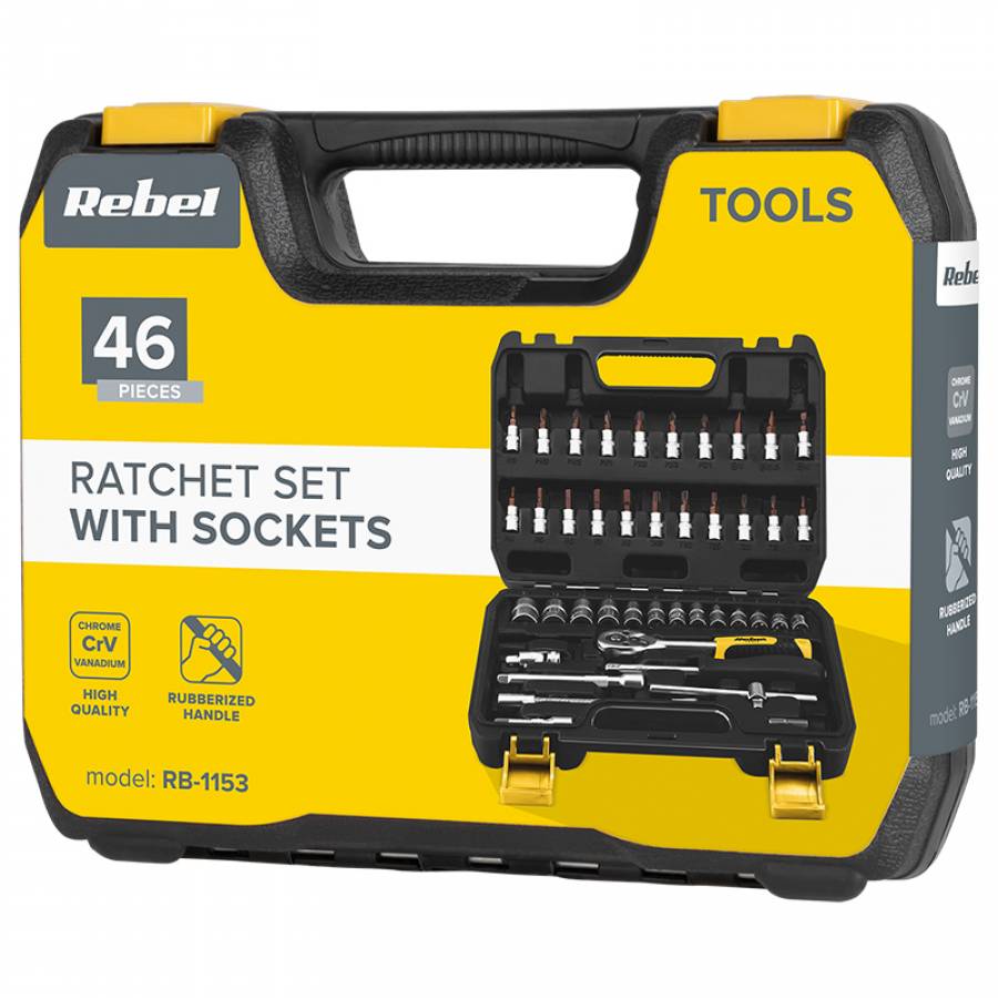 Trusa Scule Crv 46 Piese Rebel