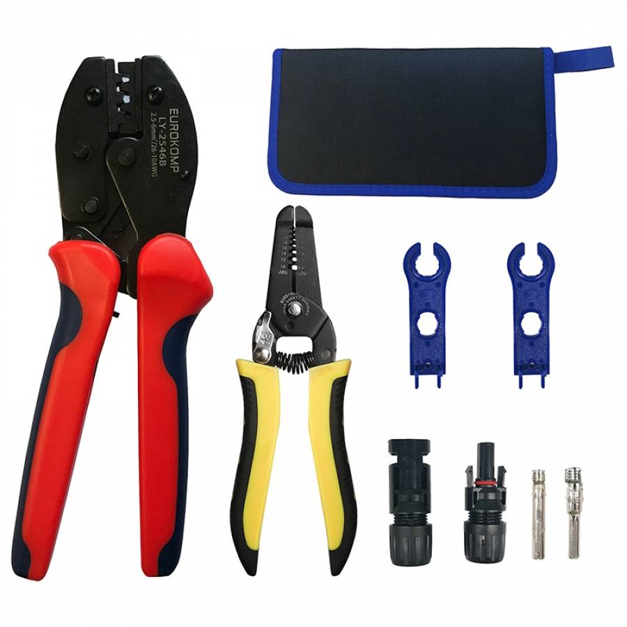 Trusa Sertizare Conectori MC4, Stripper, Conectori Solari