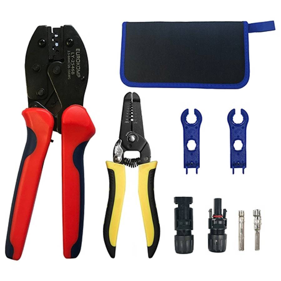 Trusa Sertizare Conectori MC4, Stripper, Conectori Solari