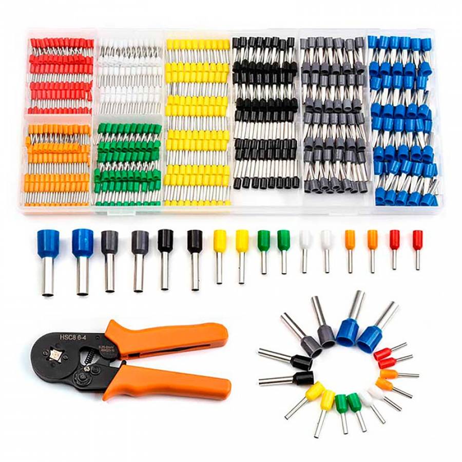 Trusa 800 Conectori Cabluri Torsadate Sertizare