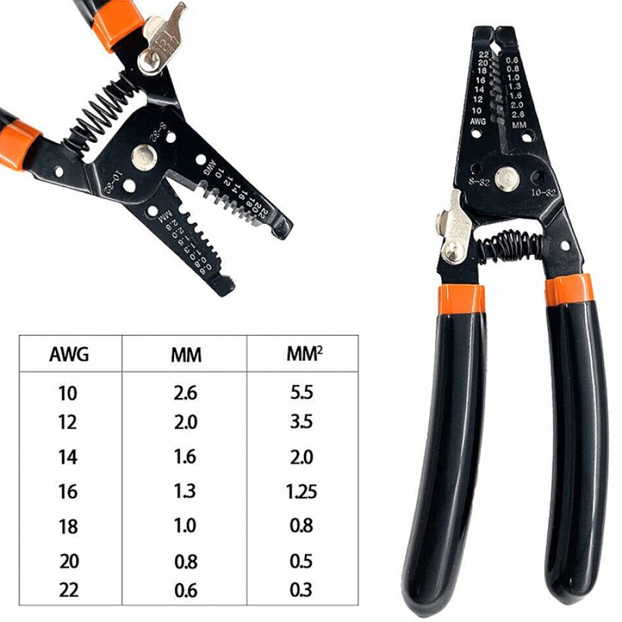 Set complet pentru sertizarea firelor electrice, ideal pentru electricieni.