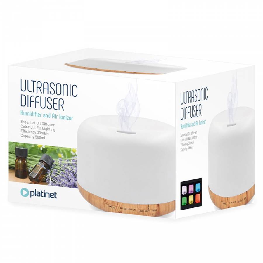 Umidificator Ionizator Difuzor Aromaterapie RGB LED