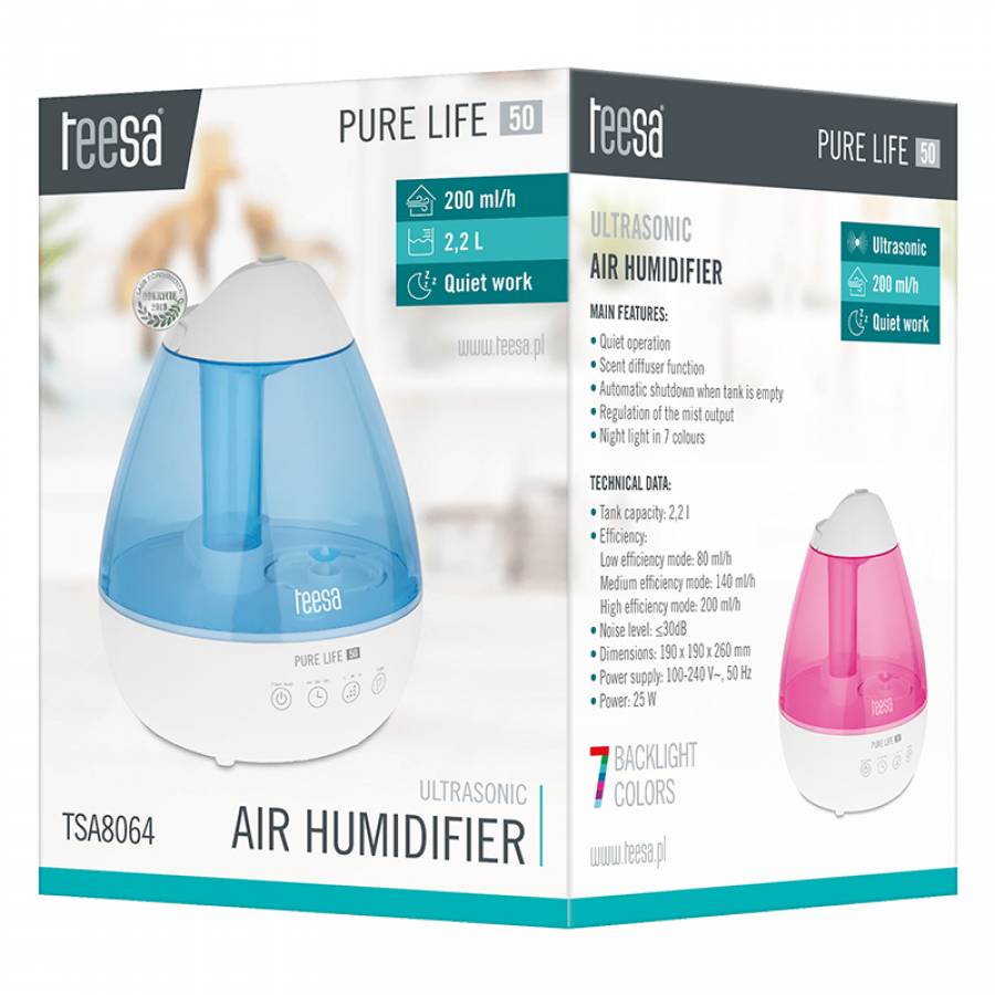 Umidificator Ultrasonic Pure Life 50 Teesa