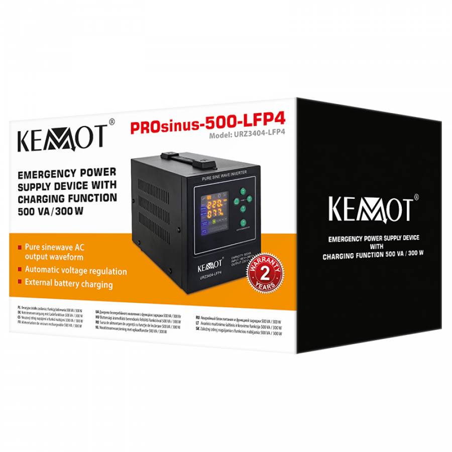 Ups Inversor Solar Kemot Pur Sinus 12v 500va