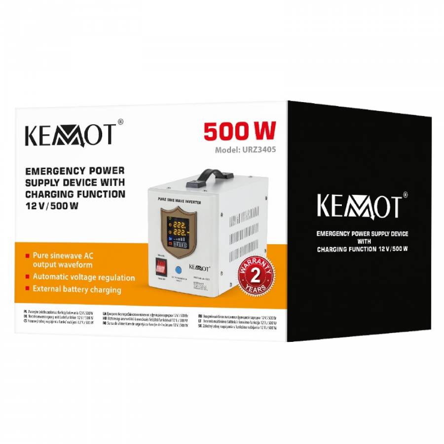 Ups Sinus Pur 500w 12v Kemot - Sursa Alimentare Neintreruptibila