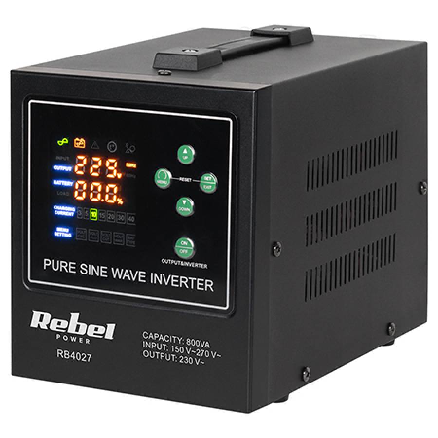 Centrale Termice Pure Sinus 800VA 500W 12V Rebel