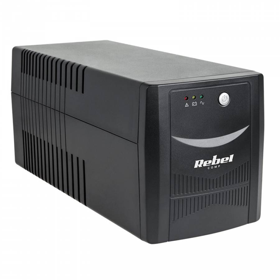 Intrerupator Micropower 1000 Va, 600w, Rebel - Descriere: putere, tensiune, stabilizare, dimensiuni