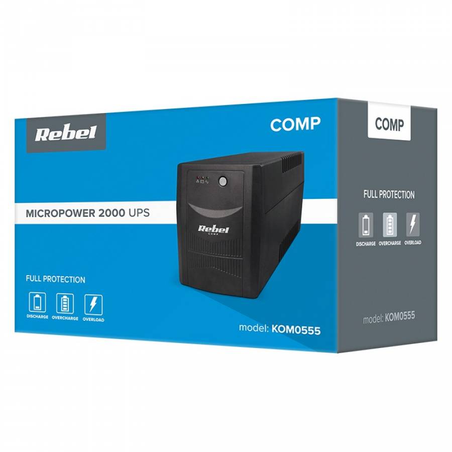 UPS Micropower 2000 Va, 1200w, Rebel - Performanta si Fiabilitate!