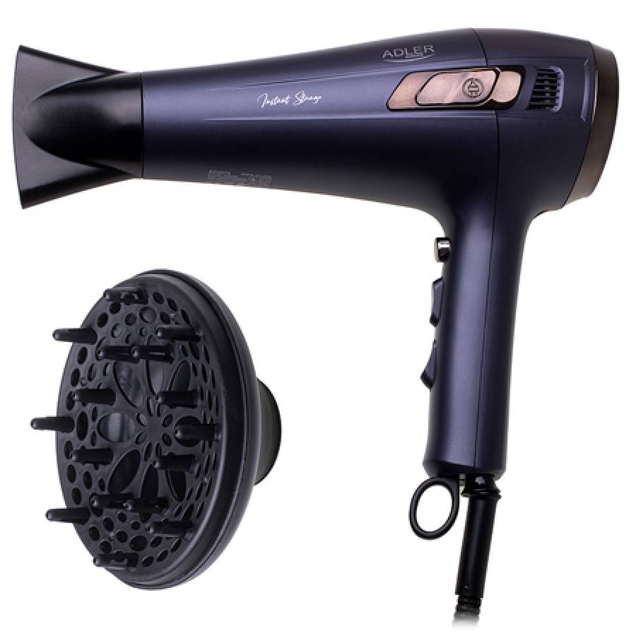 Uscator Par Cablu Retractabil 2400W Adler - Profesional Violet