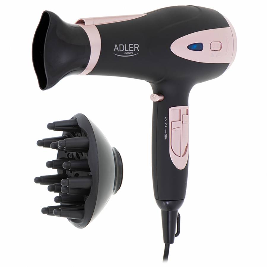 Uscator Par Ionizare 2200w Ad 2248 Negru Adler