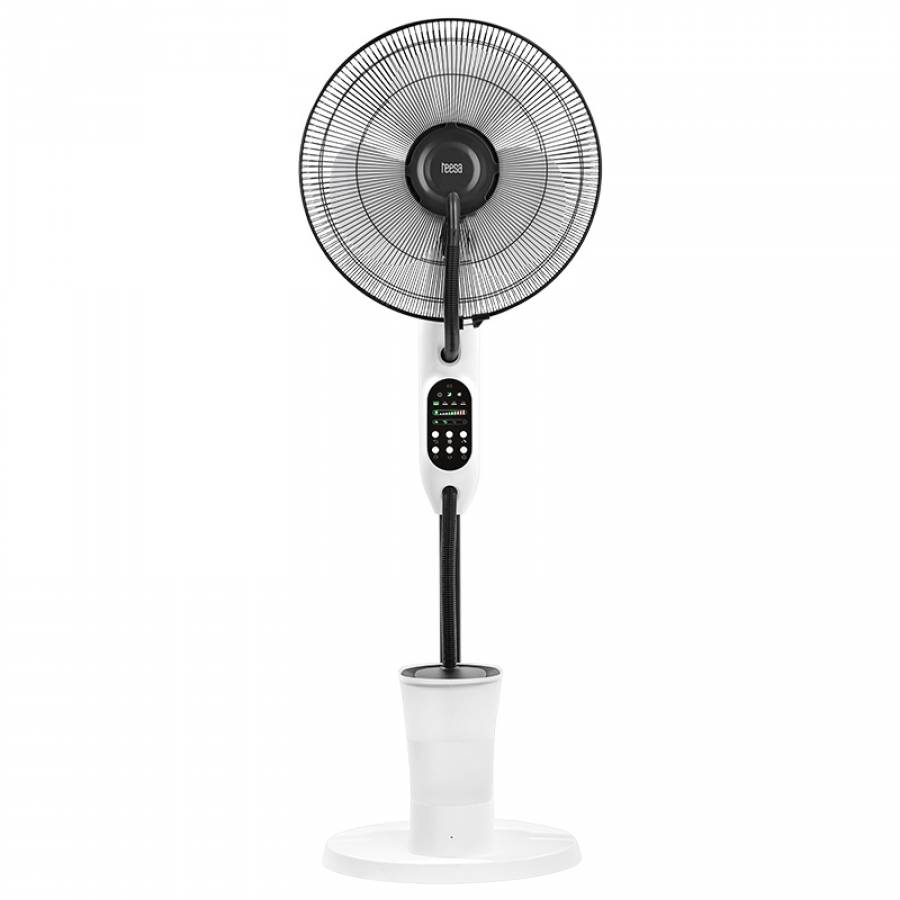 Ventilator cu picior si pulverizare de apa, marca Teesa.