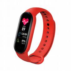 Red M7s Smart Band with Magnetic Connection
