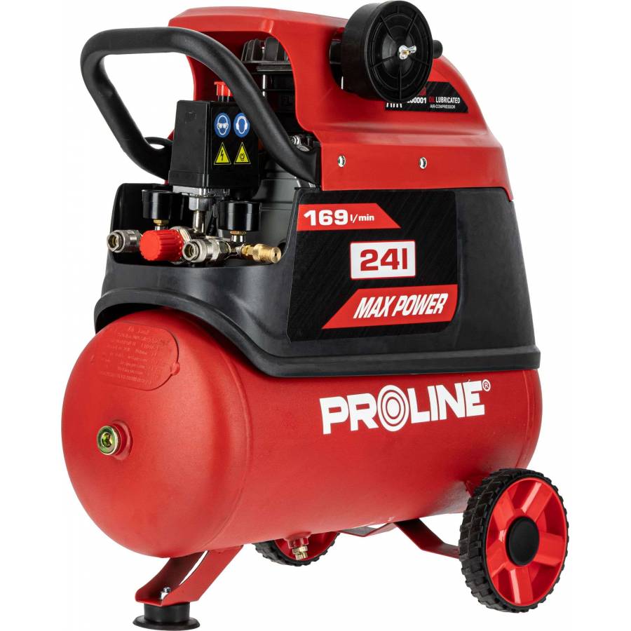 Compresor Aer Cu Ulei - 1500w / 8bar / 169l/min / 24l