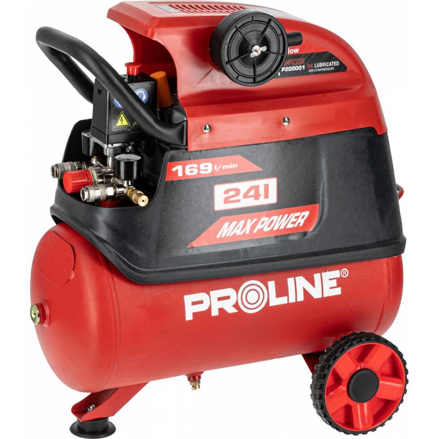 Compresor Aer Cu Ulei - 1500w / 8bar / 169l/min / 24l