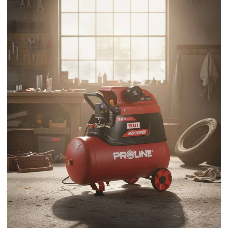 Compresor Aer Cu Ulei - 1500w / 8bar / 169l/min / 50l