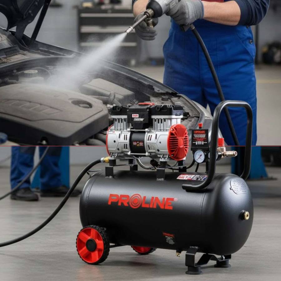 Compresor Aer Fara Ulei - 1500w / 8bar / 254l/min / 50l