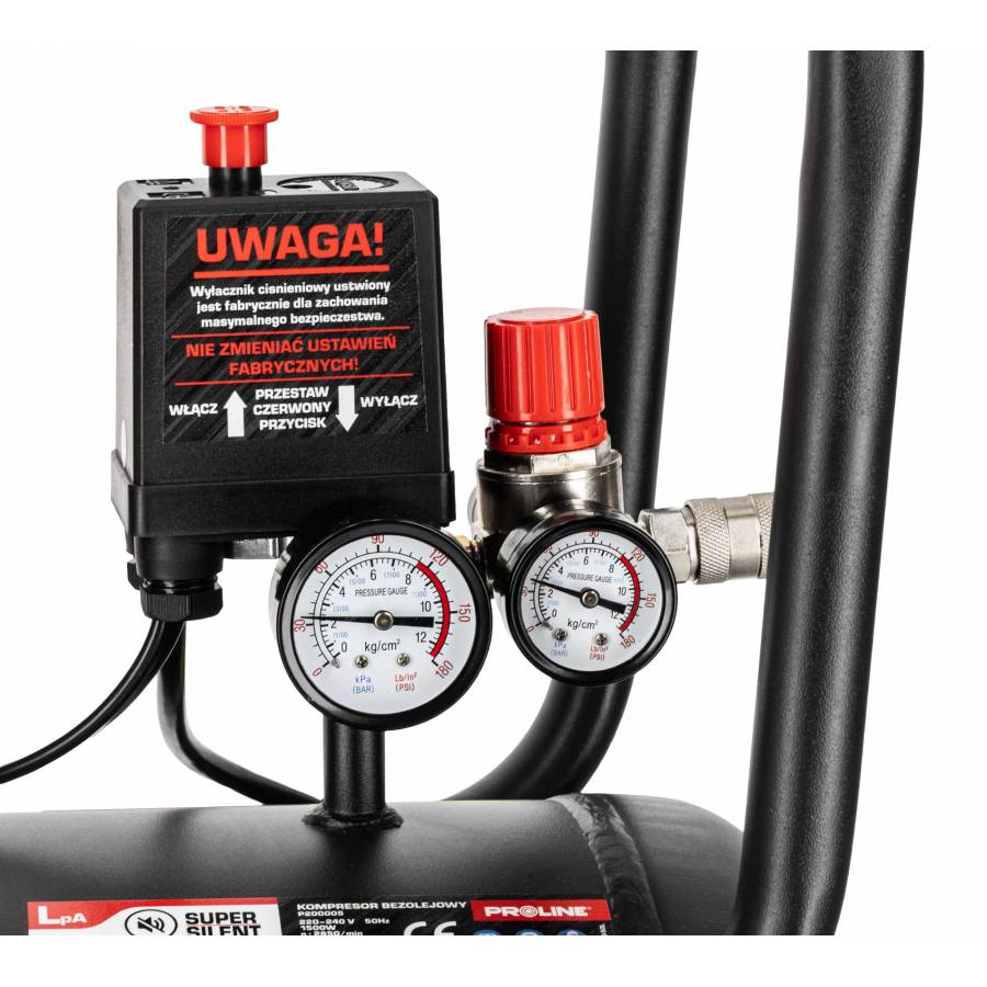 Compresor Aer Fara Ulei - 1500w / 8bar / 254l/min / 50l