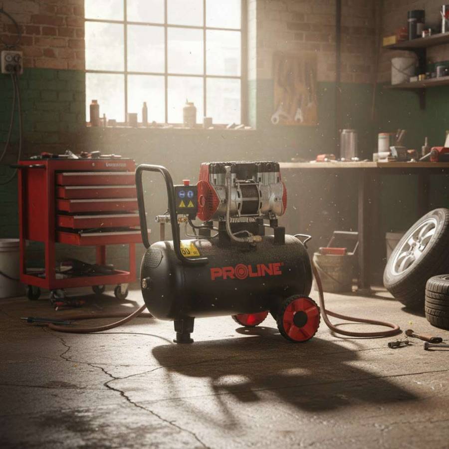 Compresor Aer Fara Ulei - 750w / 8bar / 167l/min / 24l